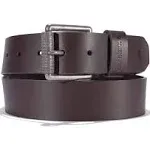 Men's Carhartt Bridle Leather Roller Buckle Belt 38 Brown