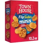 Town House FlipSides Minis House Seasoned Oven Baked Crackers, 10.2 oz