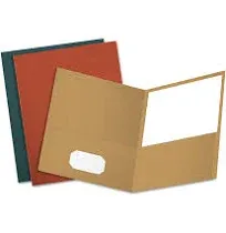 Earthwise by Oxford Recycled Paper Twin-Pocket Portfolio