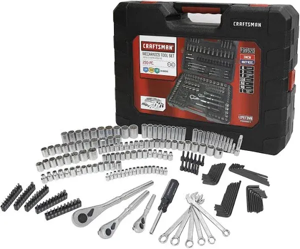 Craftsman 230 Piece Mechanics Tool Set