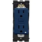 Leviton RGF15-RN 15 Amp Renu Self-Test Tamper-Resistant GFCI Outlet in Rich Navy