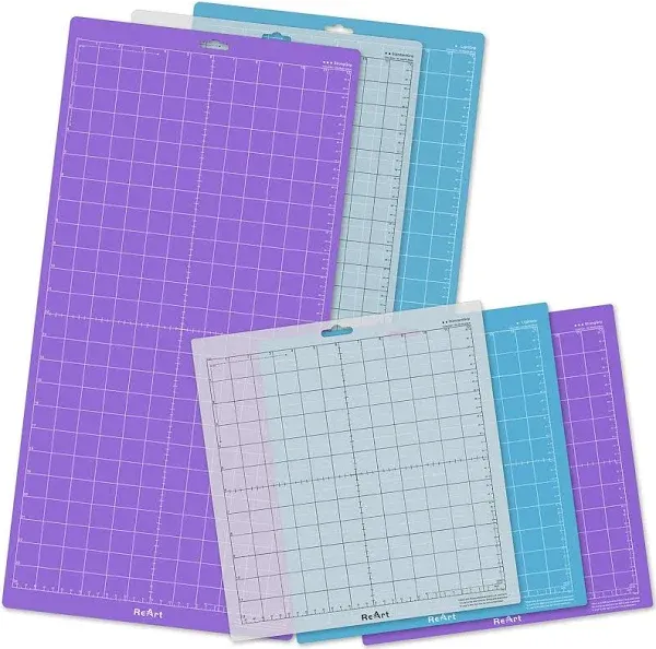 ReArt Cutting Mat Variety 6 Packs for Silhouette Cameo 4/3/6/1