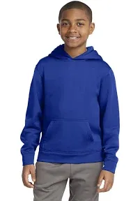 Sport-Tek Youth Sport-Wick Fleece Hooded Pullover