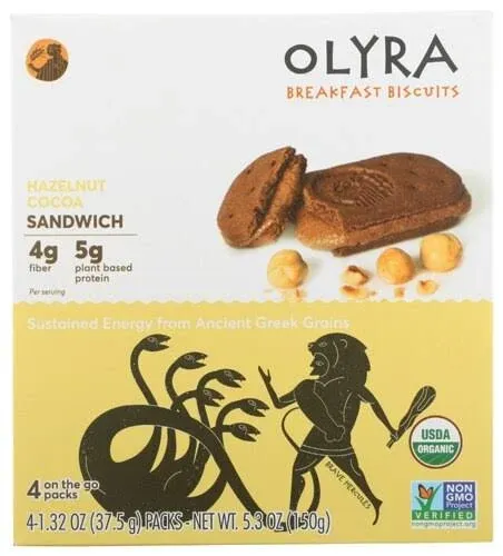 OLYRA Hazelnut Cocoa Sandwich Breakfast Biscuits