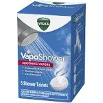 Vicks Vapo Shower Shower Tablets, Soothing Vapors - 5 tablets