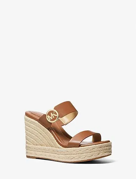 Michael Michael Kors Women's Lucinda Leather Wedge