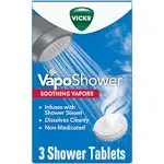 Vicks VapoShower Soothing Vapors, Shower Tablets - 3 tablets