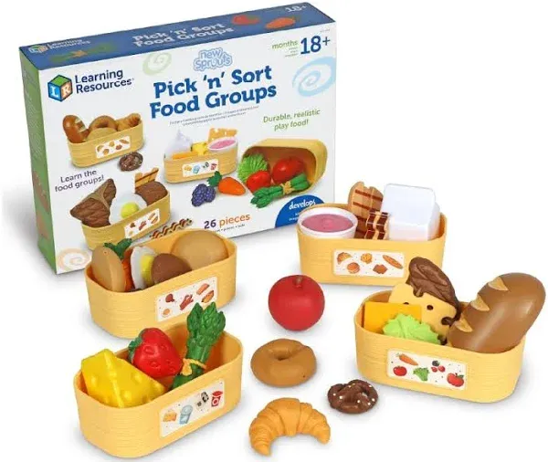 Learning Resources New Sprouts Pick 'n' Sort Food Groups Sort