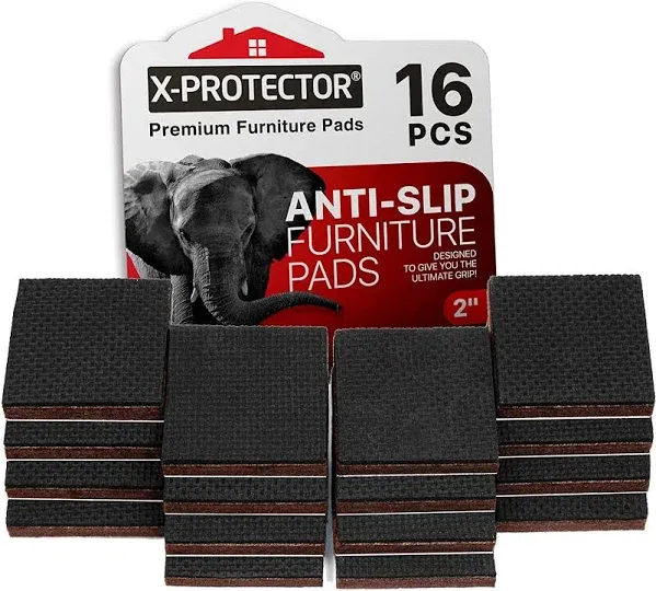 Non Slip Furniture Pads X-Protector – Premium 16 Pcs 2” Furniture