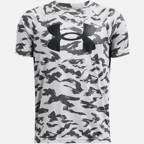 Under Armour Boys' Tech Big Logo Printed Short-Sleeve T-Shirt