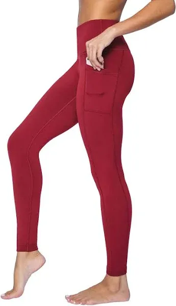 90 Degree By Reflex High Waist Fleece Lined Leggings with Side Pocket - Yoga Pants