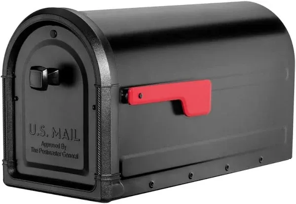 Architectural Mailboxes Roxbury Galvanized Steel Post Rubbed Bronze Mailbox