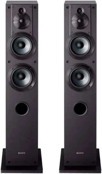 Sony SS-CS3 3-Way 4-Driver Floor-Standing Speaker System -Sold Individually (Renewed)