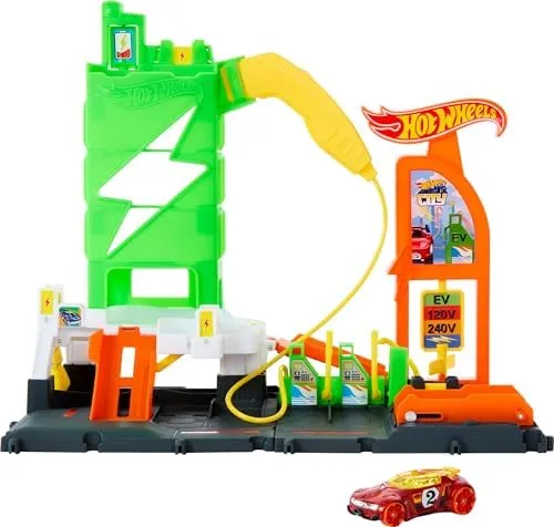 Hot Wheels City Super Recharge Fuel Station