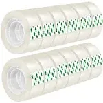 MJUNM 12 Rolls Transparent Tape Refills