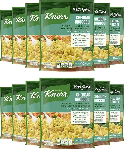 Knorr Pasta Sides Spiral Cheddar Broccoli - 4.3 Oz