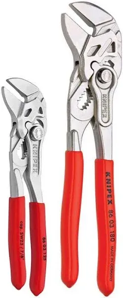 KNIPEX Tools - 2 Piece Mini Pliers Wrench Set (9K0080121US) & Wera Tools 05073593001 950 SPKL/9 SM N SB Long ARM HEX Key Set, One Size, Multi