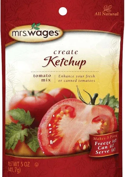 Mrs. Wages 5 Oz. Ketchup Tomato Mix W541-J4425 Pack of 12 Mrs. Wages W541-J4425