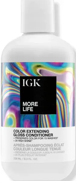 IGK - More Life - Color Extending Gloss Conditioner 8 fl oz / 236 ml