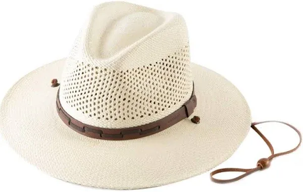 Stetson Airway Panama Straw Hat - Natural