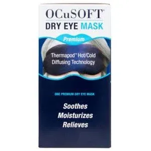 OCuSOFT Dry Eye Mask Premium - Reusable Hot &amp; Cold 1 Count Blue