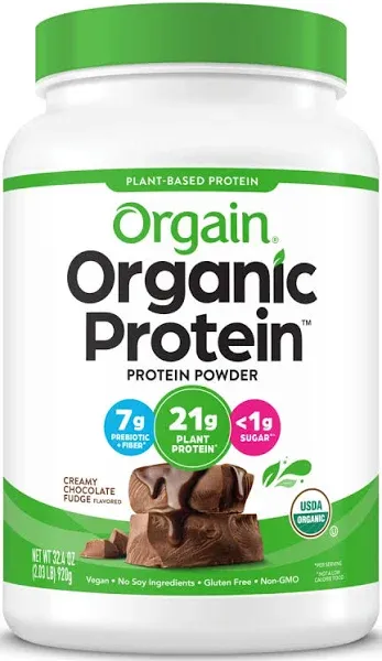 Orgain Organic Protein Powder 21g Plant Based Protein