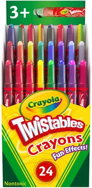 Crayola Mini-Twistables Crayons, 10 Count, Assorted Colors