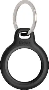 Belkin Apple Airtag Black Secure Holder with Key Ring