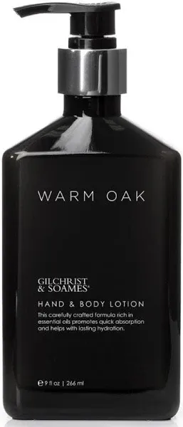 Gilchrist & Soames Warm Oak Hand and Body Lotion