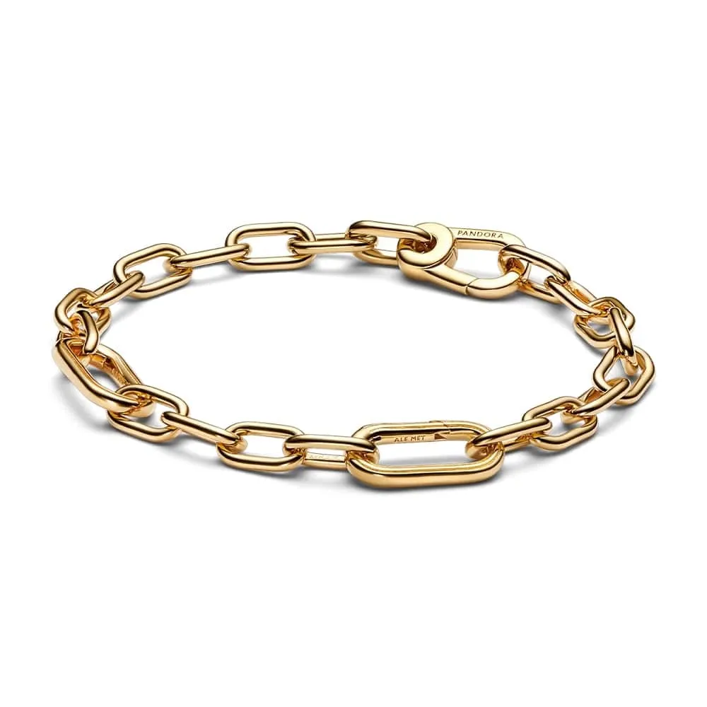 Pandora ME Link Chain Bracelet 14k Gold-Plated