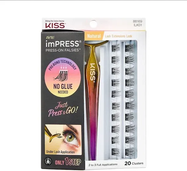 Impress Clusters, Press-On Falsies, Natural