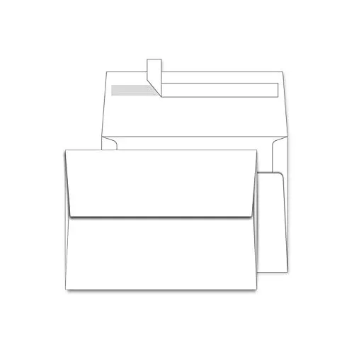 A6 White Envelopes 4X6 100 Pack - Quick Self Seal,For 4X6 Cards| Perfect for Wed