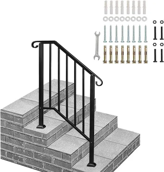 Karl Home Transitional Handrail Stair Railing