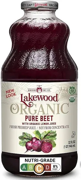 Lakewood Juice, Organic, Pure Beet - 32 fl oz