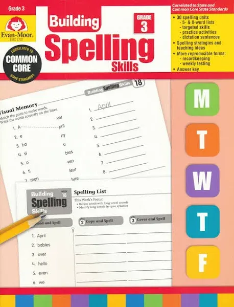 Building Spelling Skills, Grade 3 - Teacher's Edition, E-book