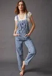 Free People Ziggy Denim Overalls - Xs / Powder Blue