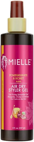 MIELLE Air Dry Styler Gel Pomegranate & Honey 8oz