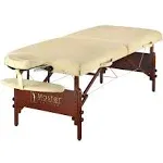 Master Massage 30" Del Ray Pro Portable Massage Table Package, Sand Color, Luxurious with 3" Thick Cushion of Foam