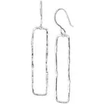 Silpada 'Balancing Act' Drop Earrings in Hammered Sterling Silver