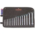 Wright Tool 952 15-Piece Full Polish Metric Combination Wrench Set