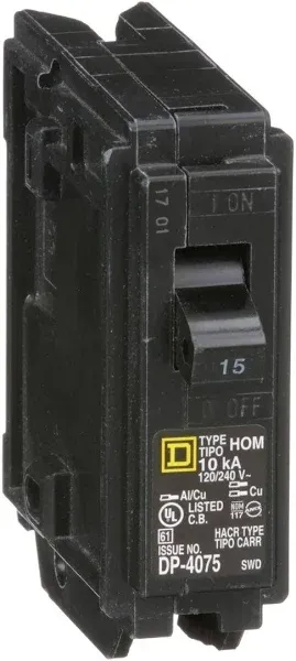 Square D HOM115CP Circuit Breaker