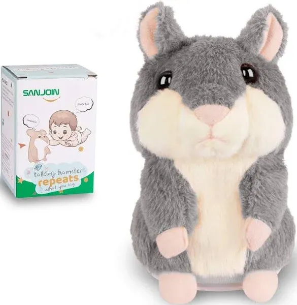 Toddler Toys for Ages 2-4 Talking Hamster Repeats What You Say, Interactive Kids