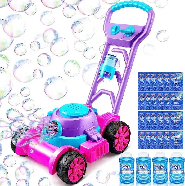 Kids Toys Automatic Bubble Mover Bubble Machine Summer Outdoor Toys Games,