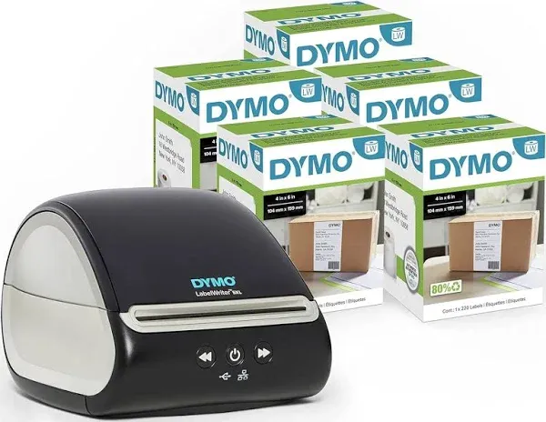 New Dymo LabelWriter 5XL Portable Direct Thermal Label Printer (2112554)