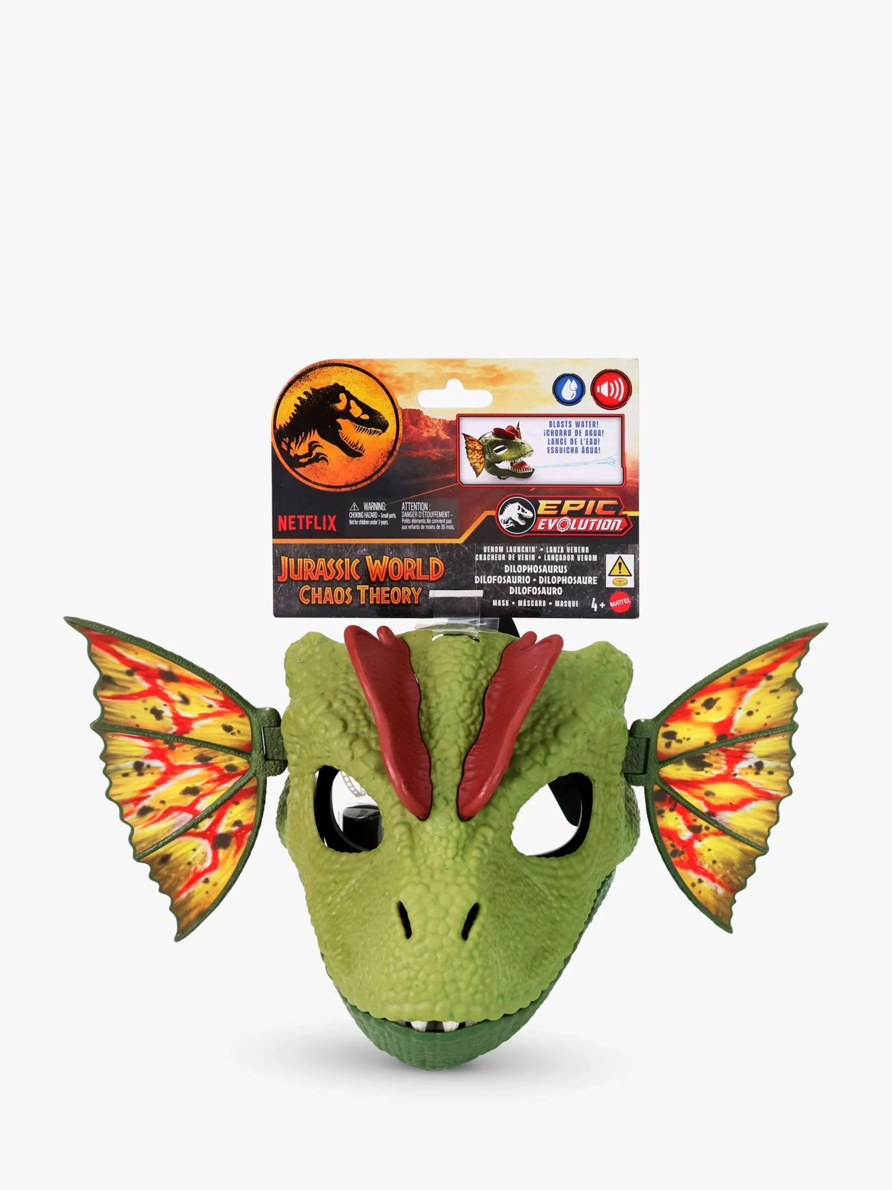 Jurassic World Venom Launchin' Dilophosaurus Mask