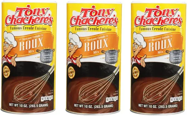 Tony Chachere Instant Gravy Mix Creole Roux 3 Count