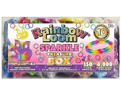 Rainbow Loom Sparkle Treasure Box