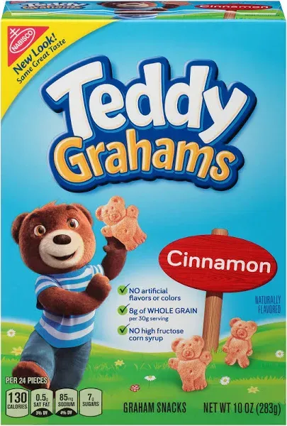 Teddy Grahams Cinnamon Graham Snacks