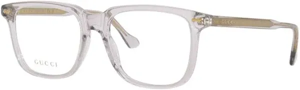 Gucci GG0737O 017 Eyeglasses Crystal Frame 53mm