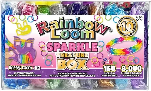 Rainbow Loom Sparkle Treasure Box